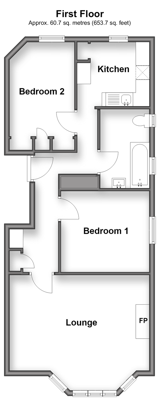 Harrow Road, Worthing floorplan