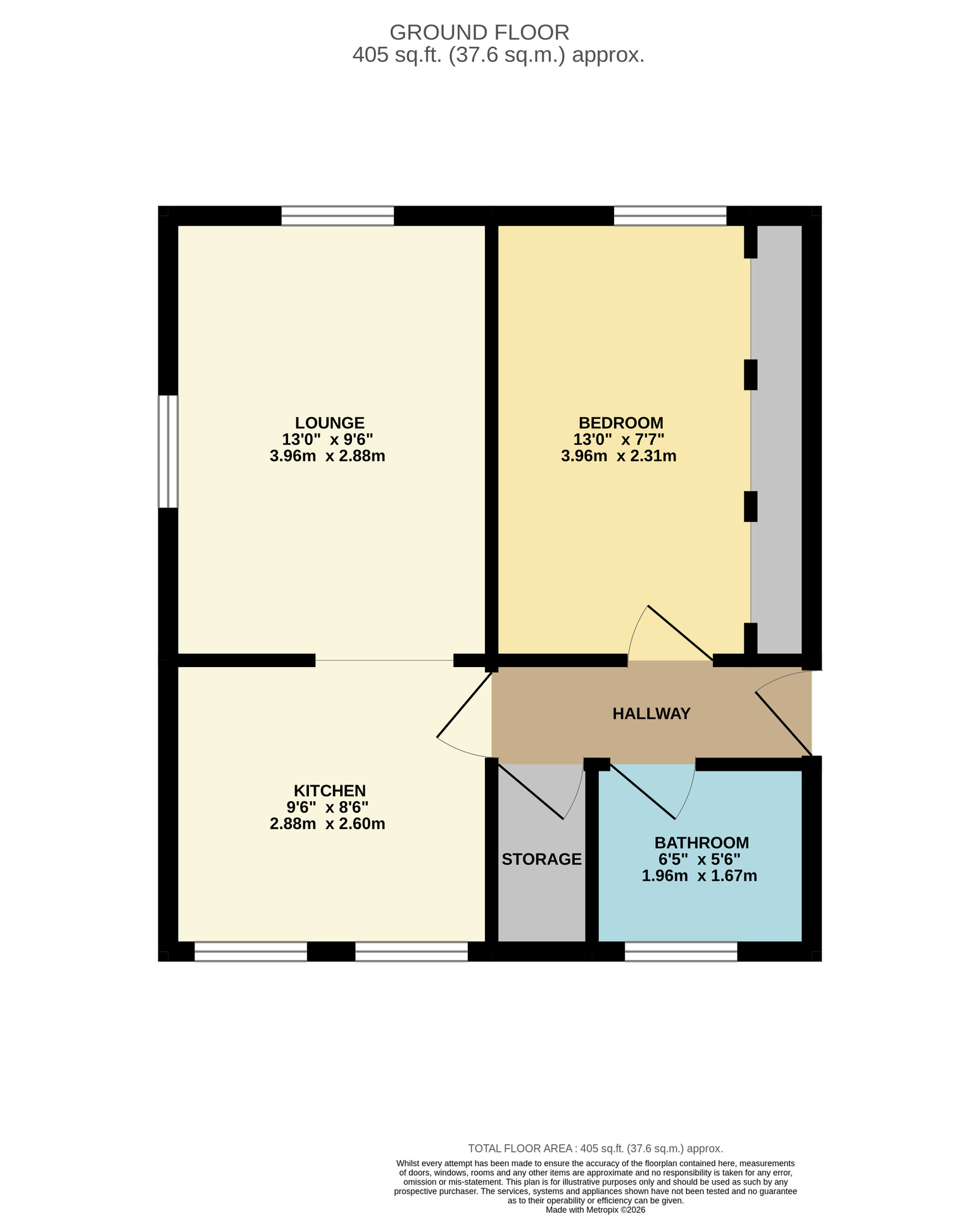 51 Mahon Court, Glasgow floorplan