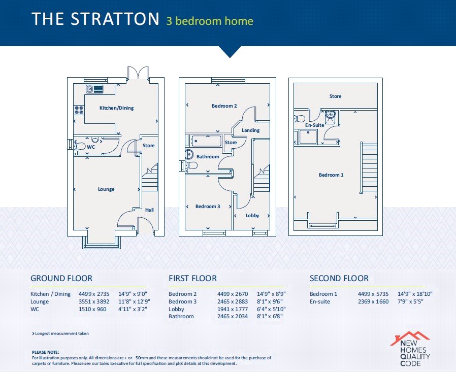Dee Gardens - Plot 100 (Stratton), 11, Trem Yr Afon, Garden City floorplan