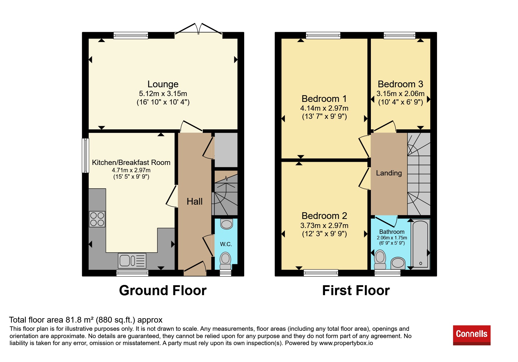 3, Boyse Lane, Warwick floorplan