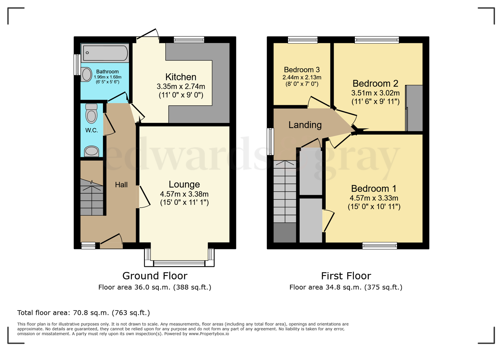 33, Coton Road, Nether Whitcare floorplan