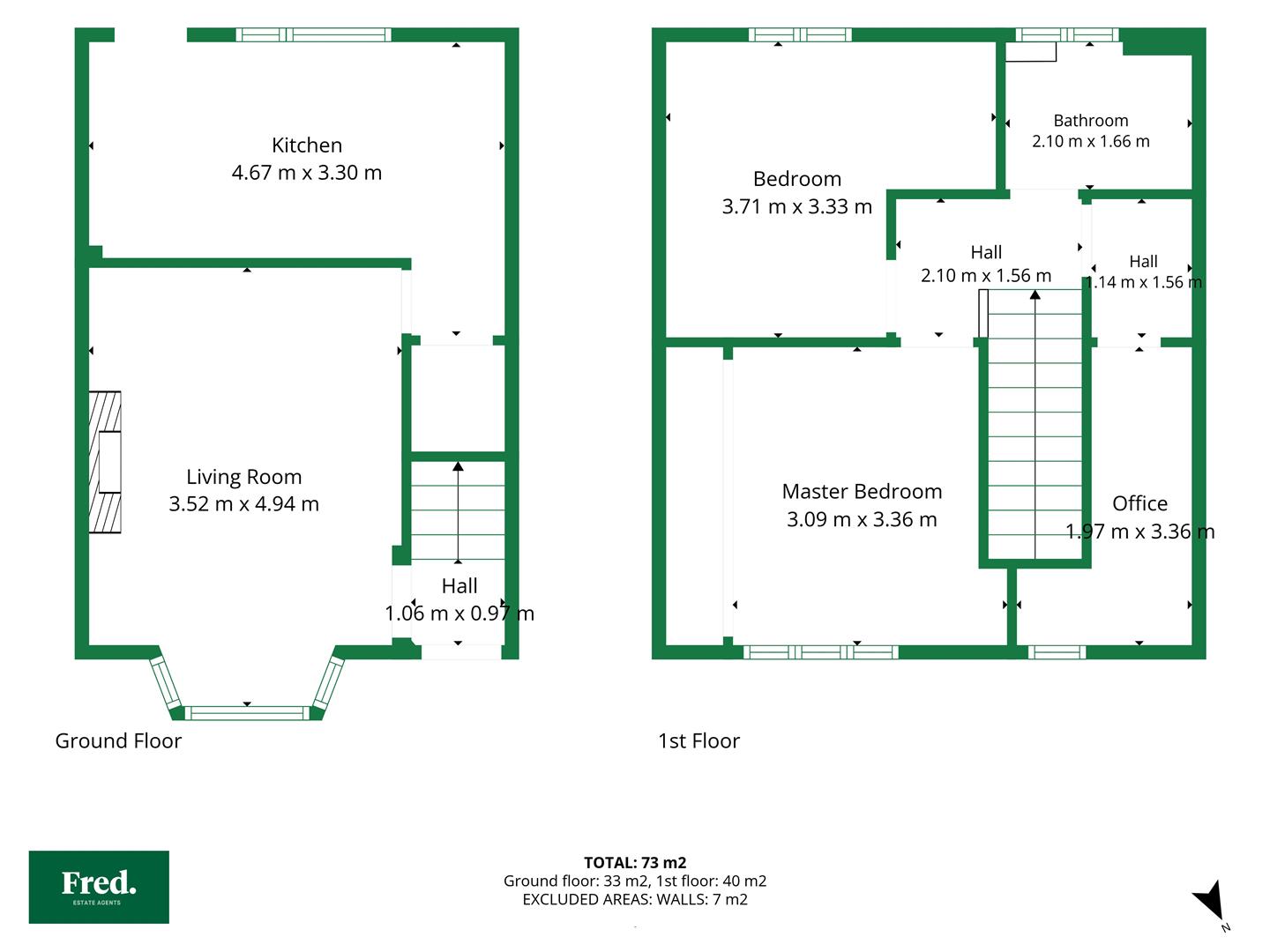 56, Bents Road, Glasgow floorplan