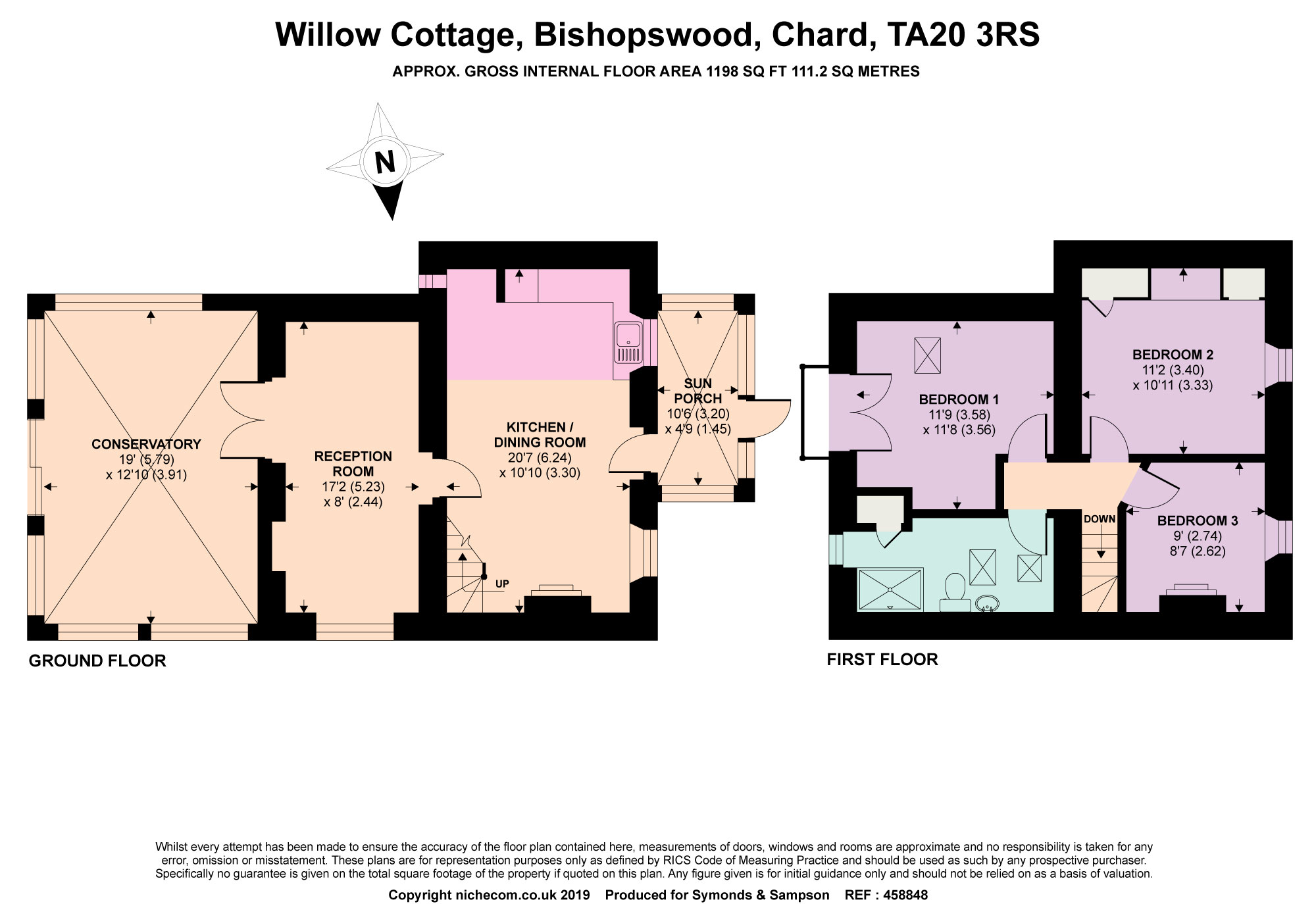 3 Bedrooms Link-detached house for sale in Bishopswood, Chard, Somerset TA20