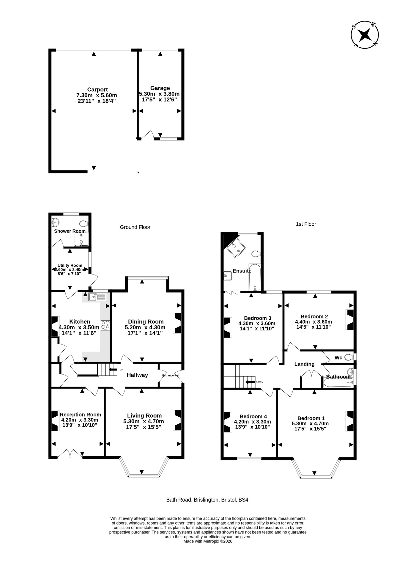 592 Bath Road, Bristol floorplan