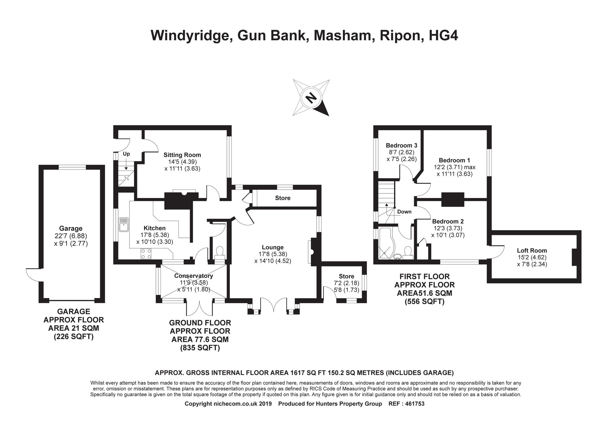 3 Bedrooms Semi-detached house for sale in Gun Bank, Masham, Ripon HG4