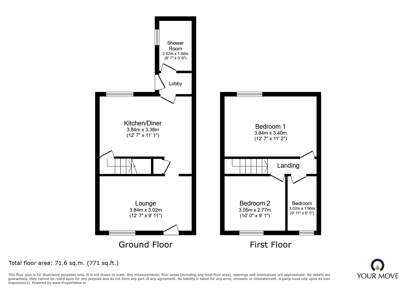 78, Belvoir Road, Leicestershire floorplan