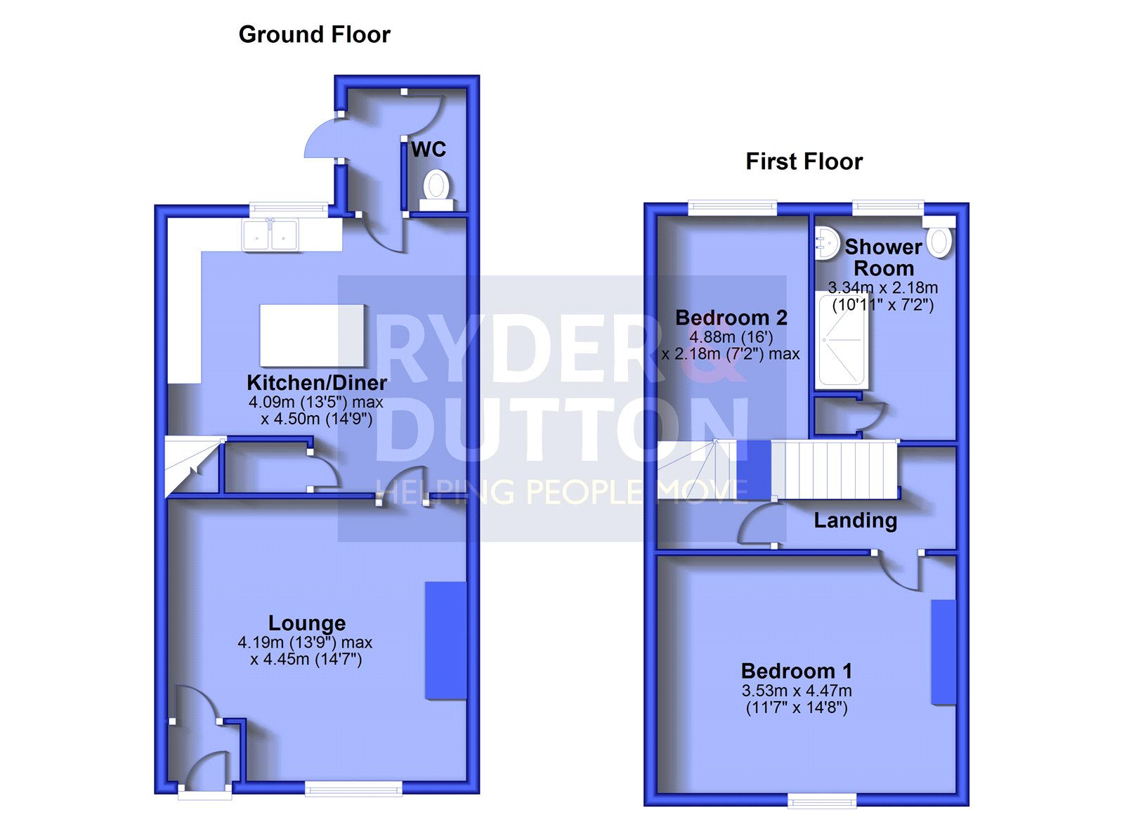 78, Queens Park Road, Greater Manchester floorplan