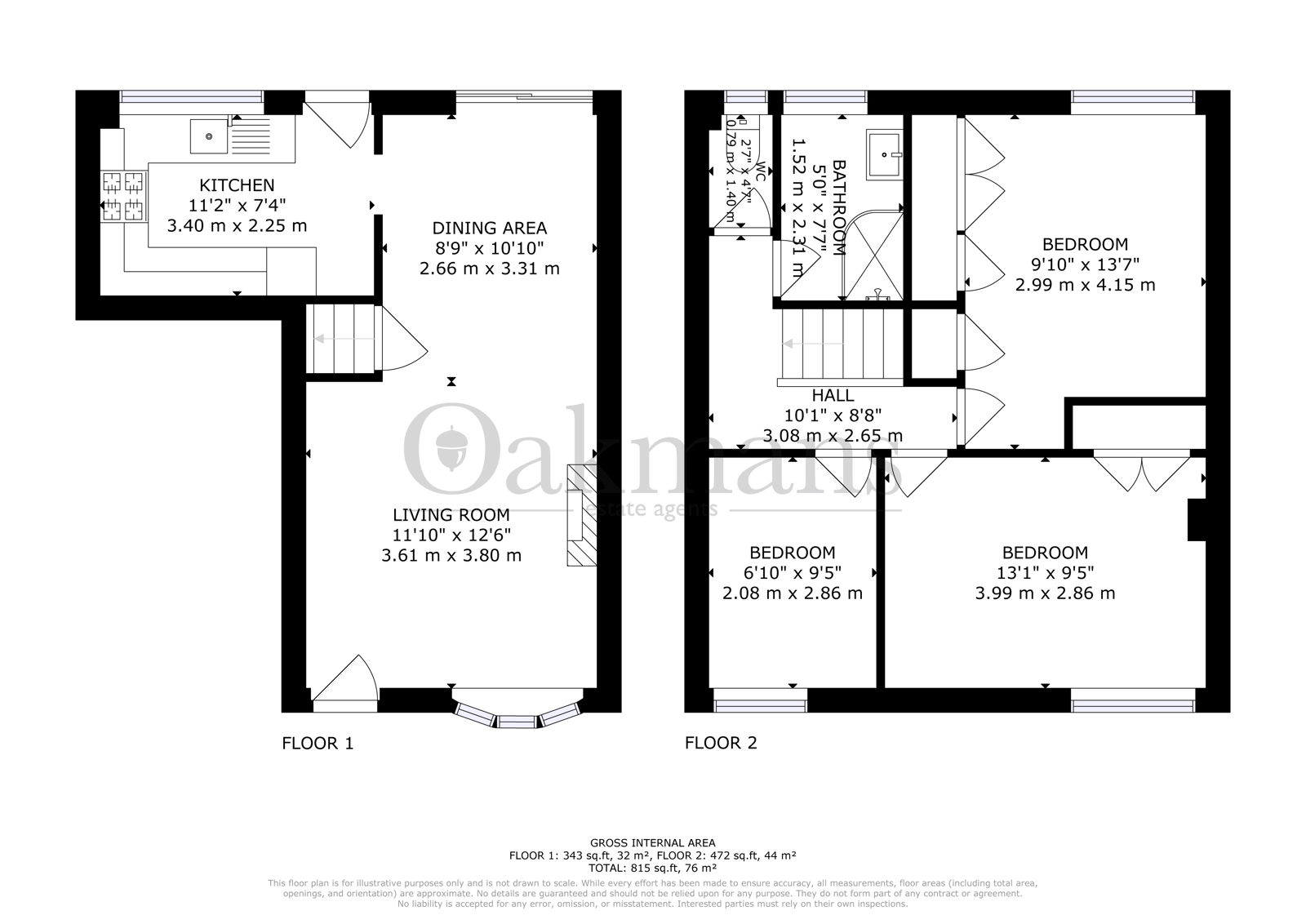 49, KENILWORTH CLOSE, TIPTON floorplan