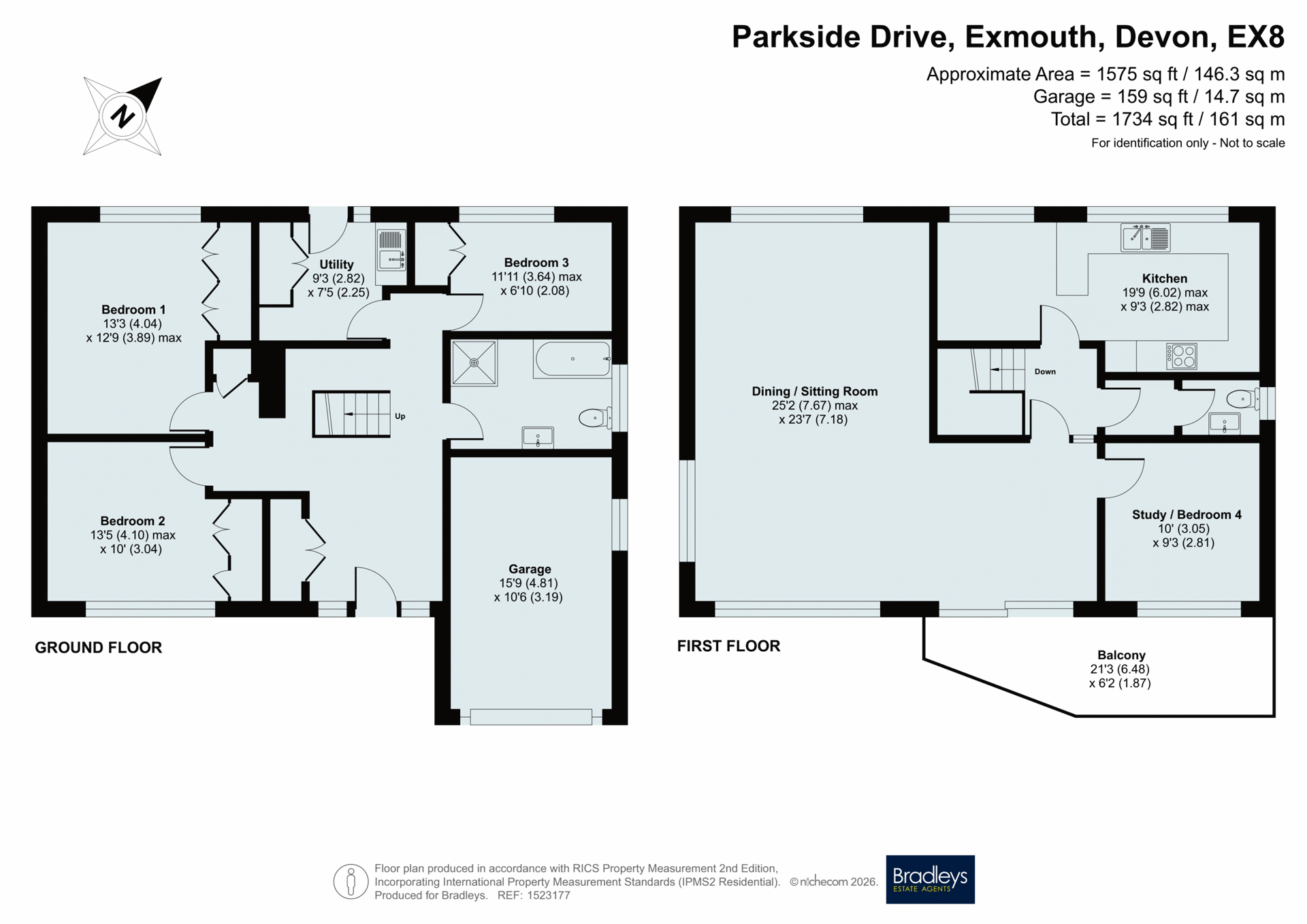 43, Parkside Drive, Devon floorplan