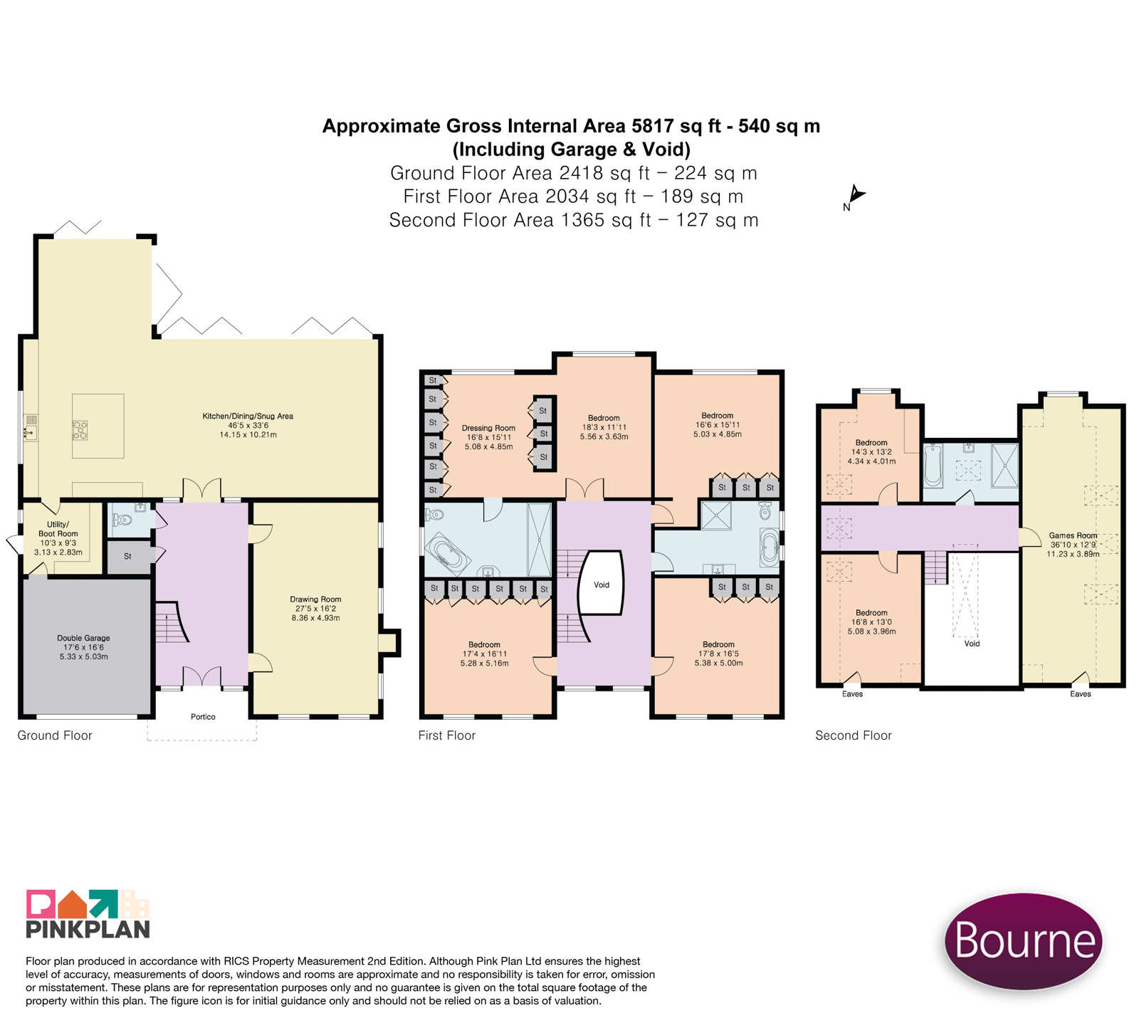 25, Links Green Way, Cobham floorplan