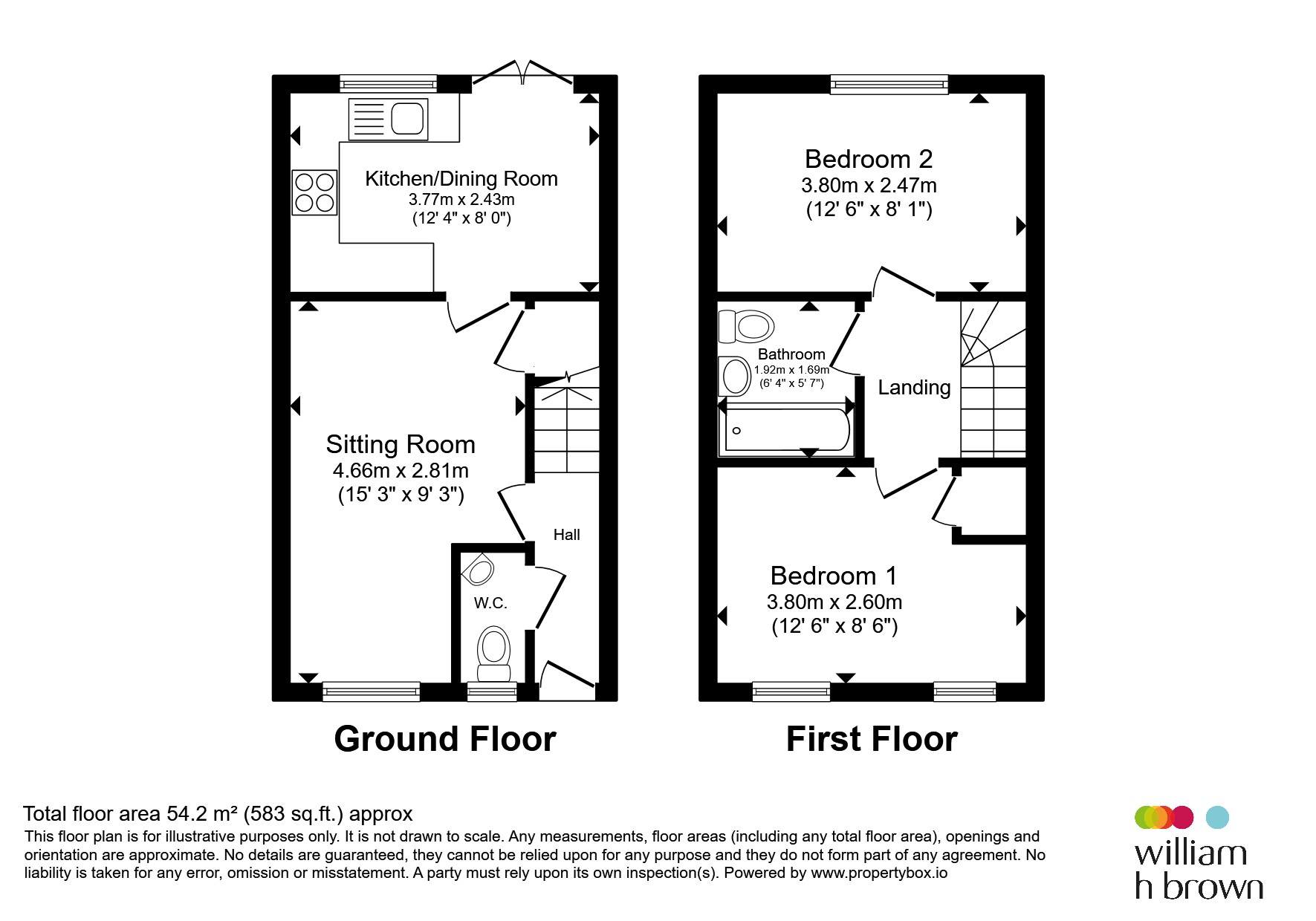12, Trout Close, Corby floorplan