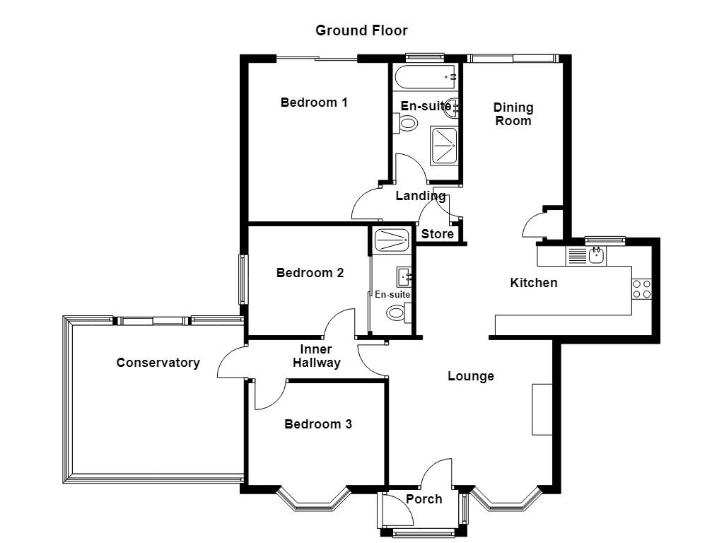 Bradda, Bog Height Road, Darwen floorplan