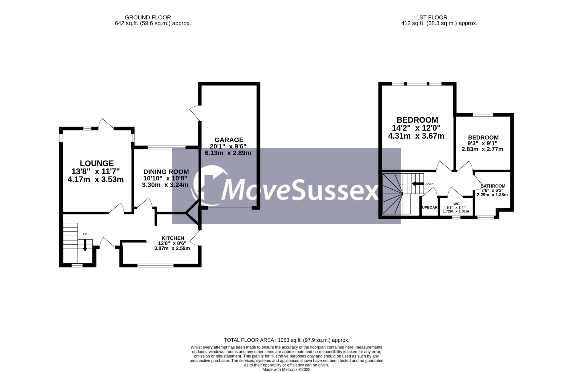 23, Wannock Lane, Eastbourne floorplan