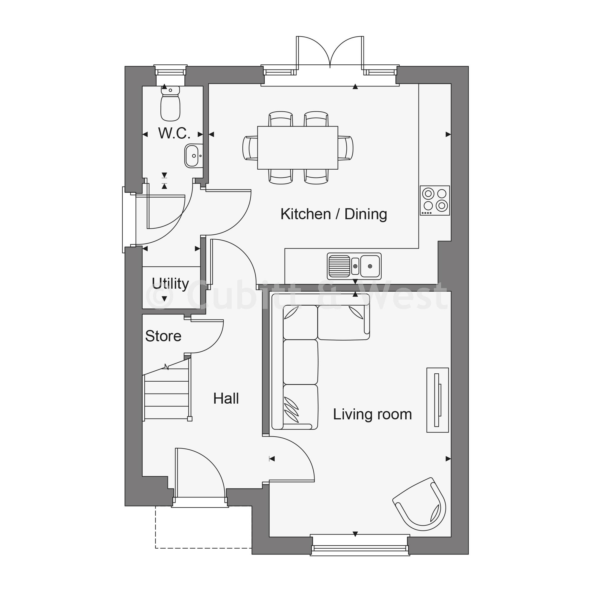 The Frogmore, Dunlin Square, Chichester floorplan