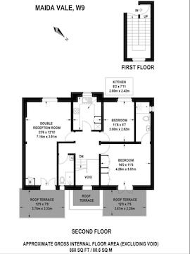 2 Bedrooms Flat to rent in Maida Vale, London W9