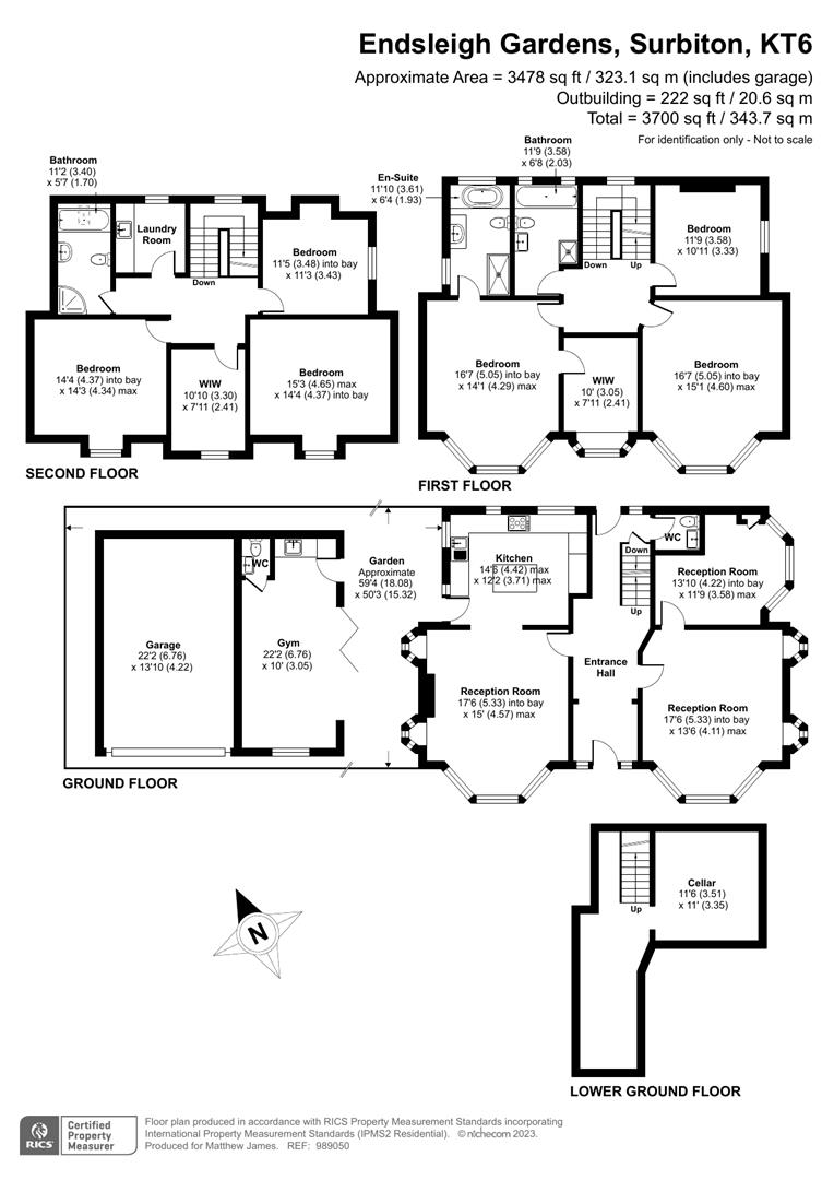 Endsleigh Gardens, Surbiton KT6, 6 bedroom detached house for sale