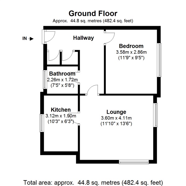 1 Bedrooms Flat for sale in Worcester Close, London NW2