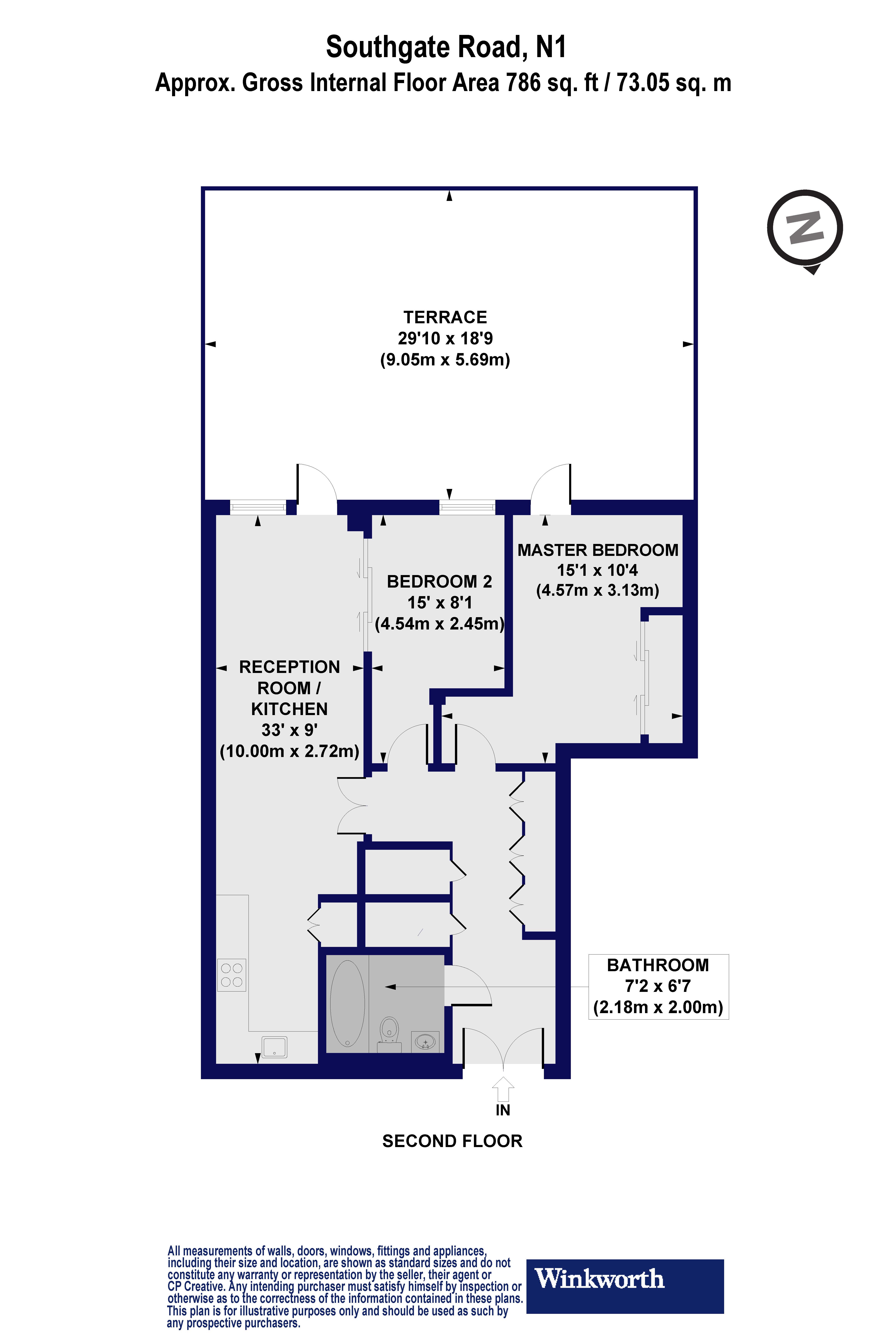 Unit 210, 10, Southgate Road, London floorplan