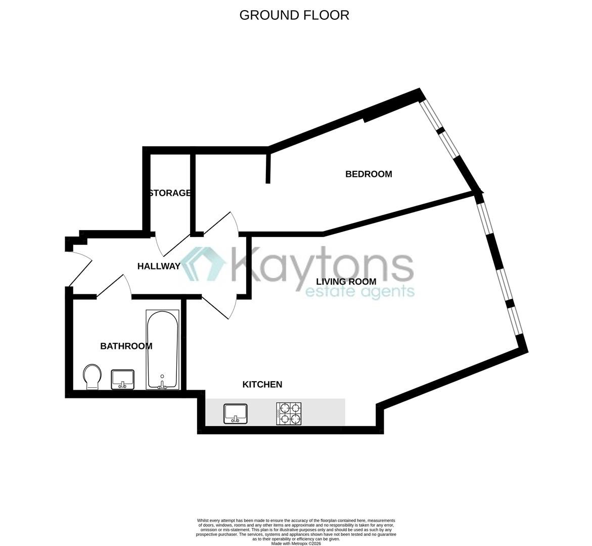 Apartment 3604, Three60, 11 Silvercroft Street, Manchester floorplan