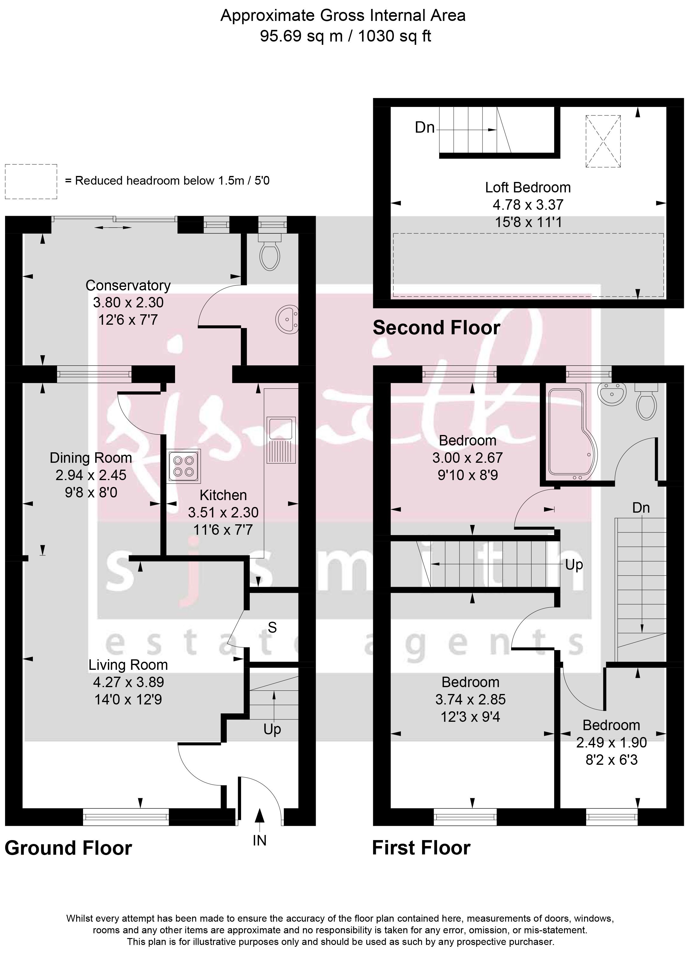 13, Hithermoor Road, Stanwell floorplan