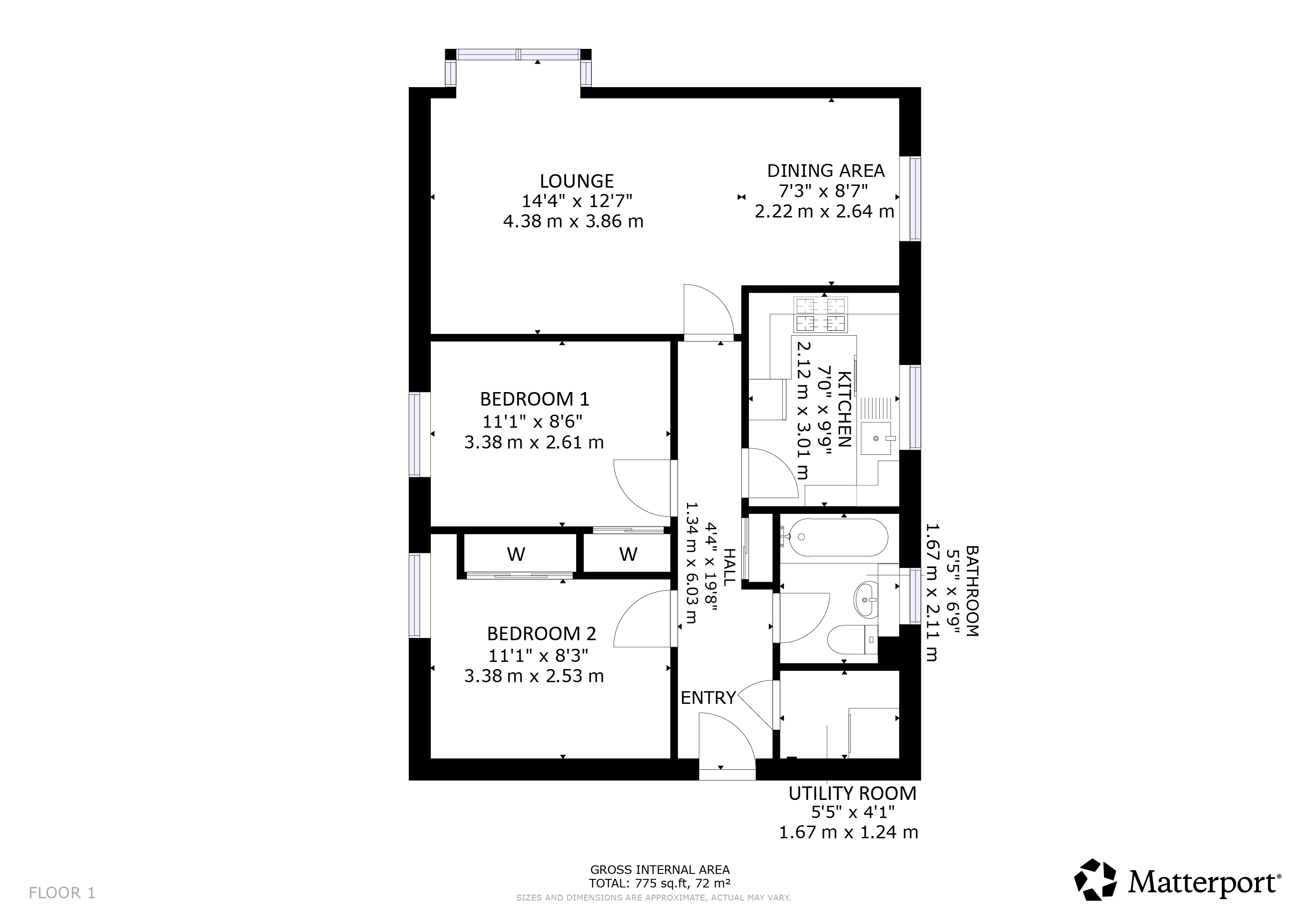 17, Rosedale Gardens, Helensburgh floorplan