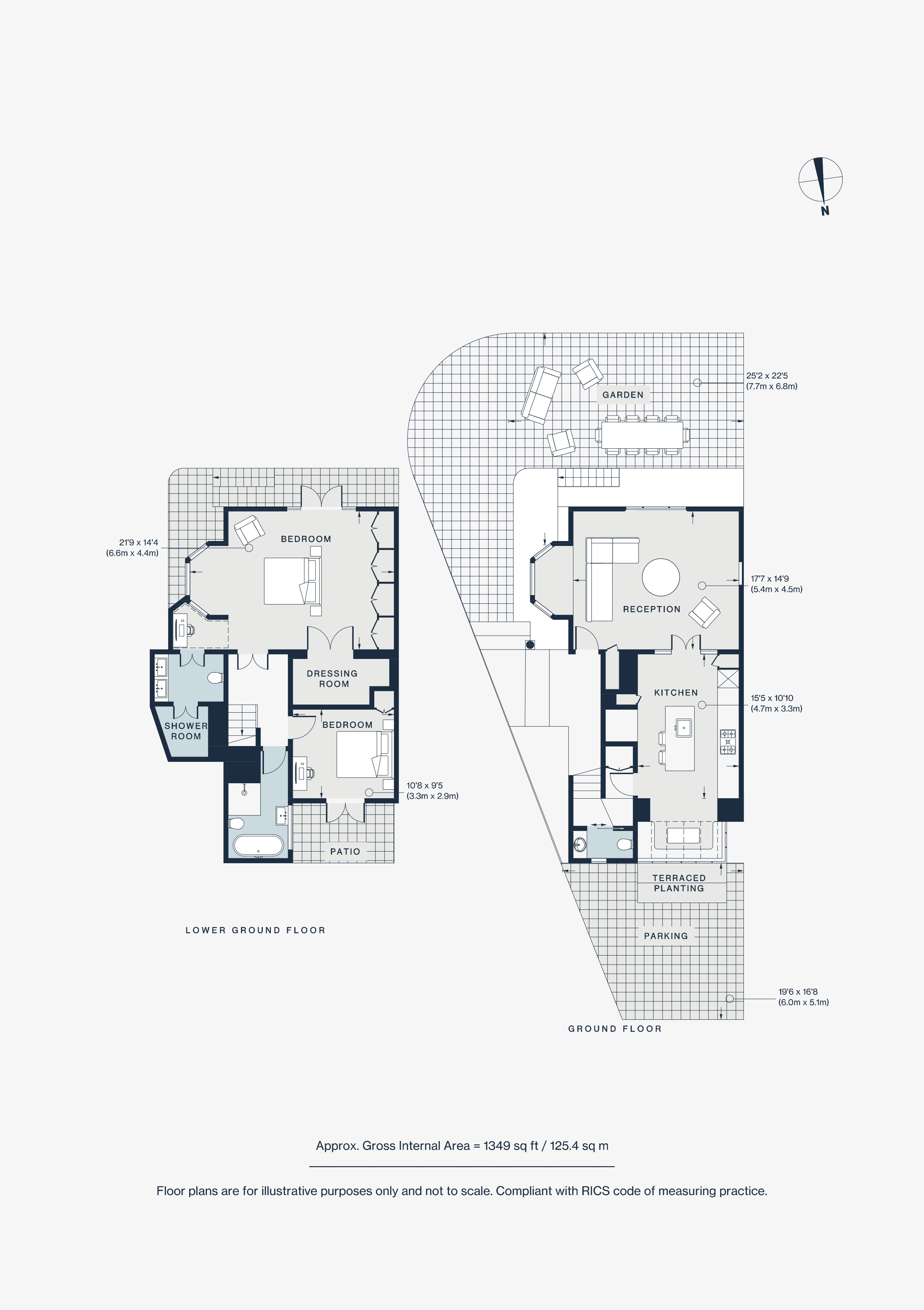 1, 36, Westbourne Gardens, London floorplan