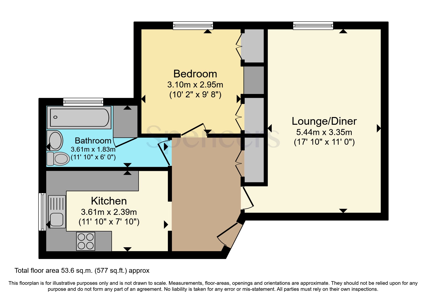 Charles Court, 18 Knighton Drive, Leicester LE2, 1 bedroom flat for