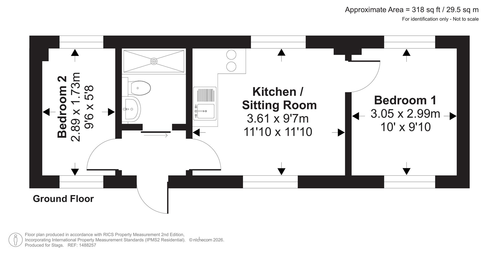 HC, The Pack Horse, Allerford, Minehead floorplan