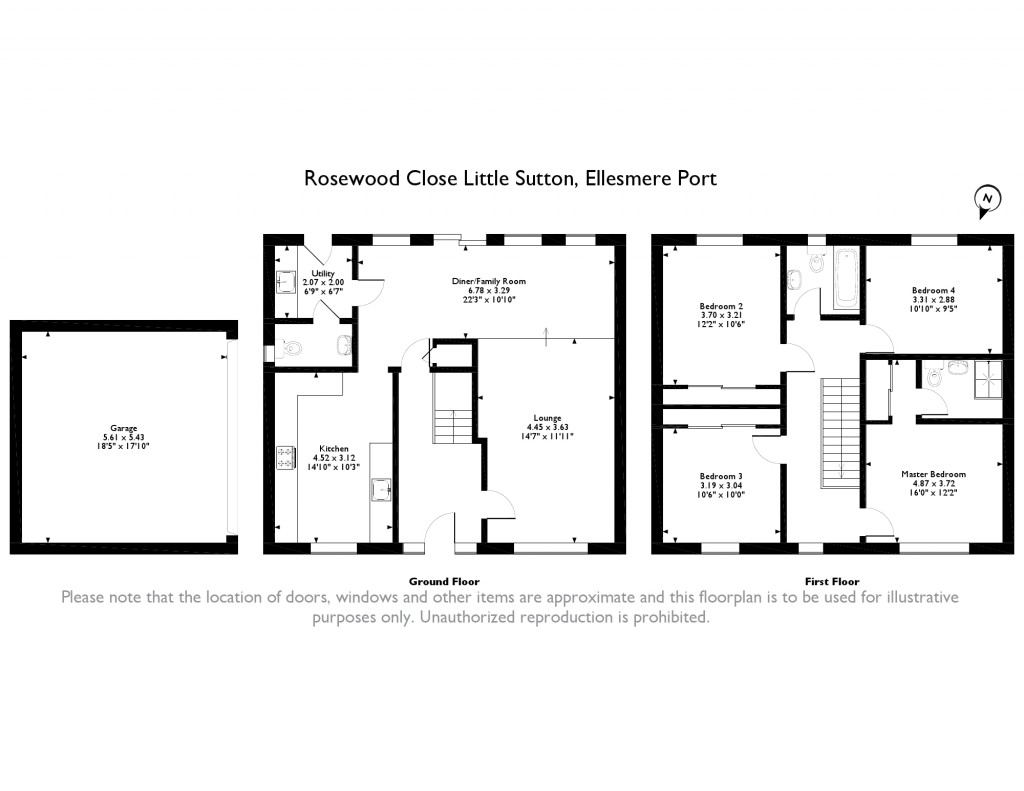 4 Bedrooms Detached house for sale in Rosewood Close, Little Sutton, Ellesmere Port CH66