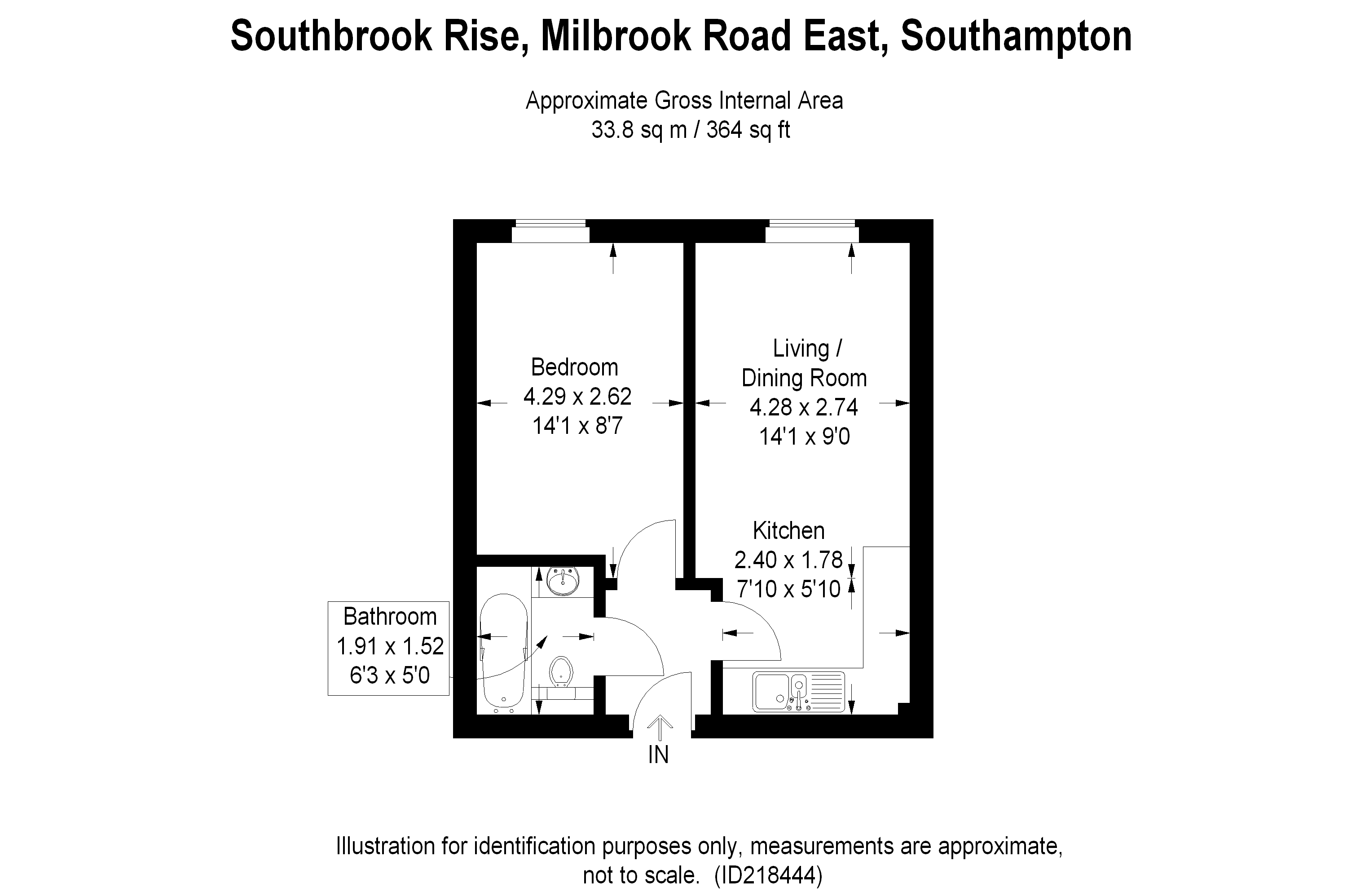 1 bed flat to rent in Millbrook Road East, Southampton SO15 Zoopla