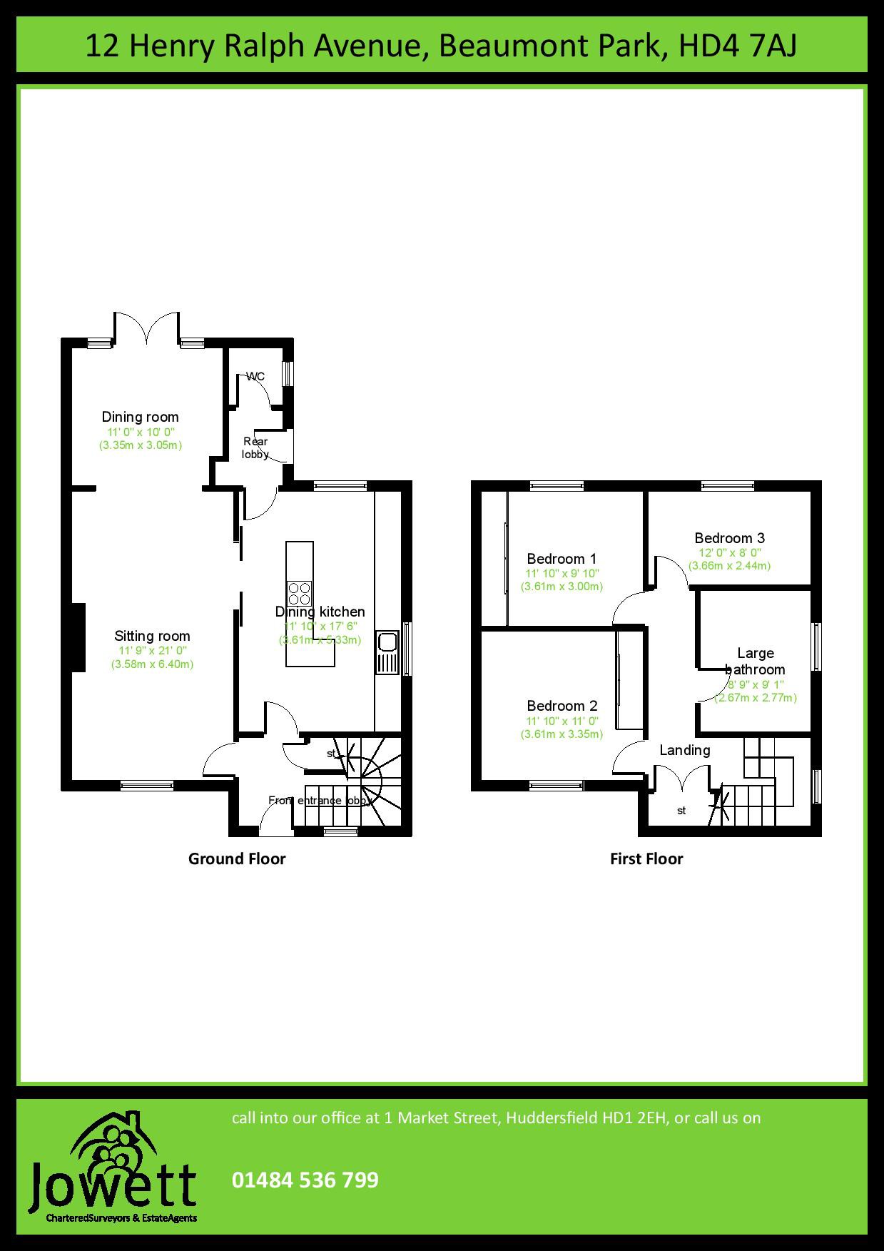 3 Bedrooms Semi-detached house for sale in Henry Ralph Avenue, West Yorkshire HD4