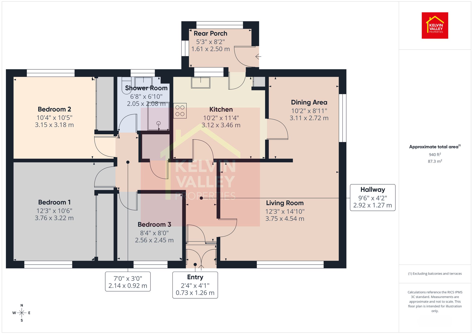 11 Glen Grove, Glasgow floorplan