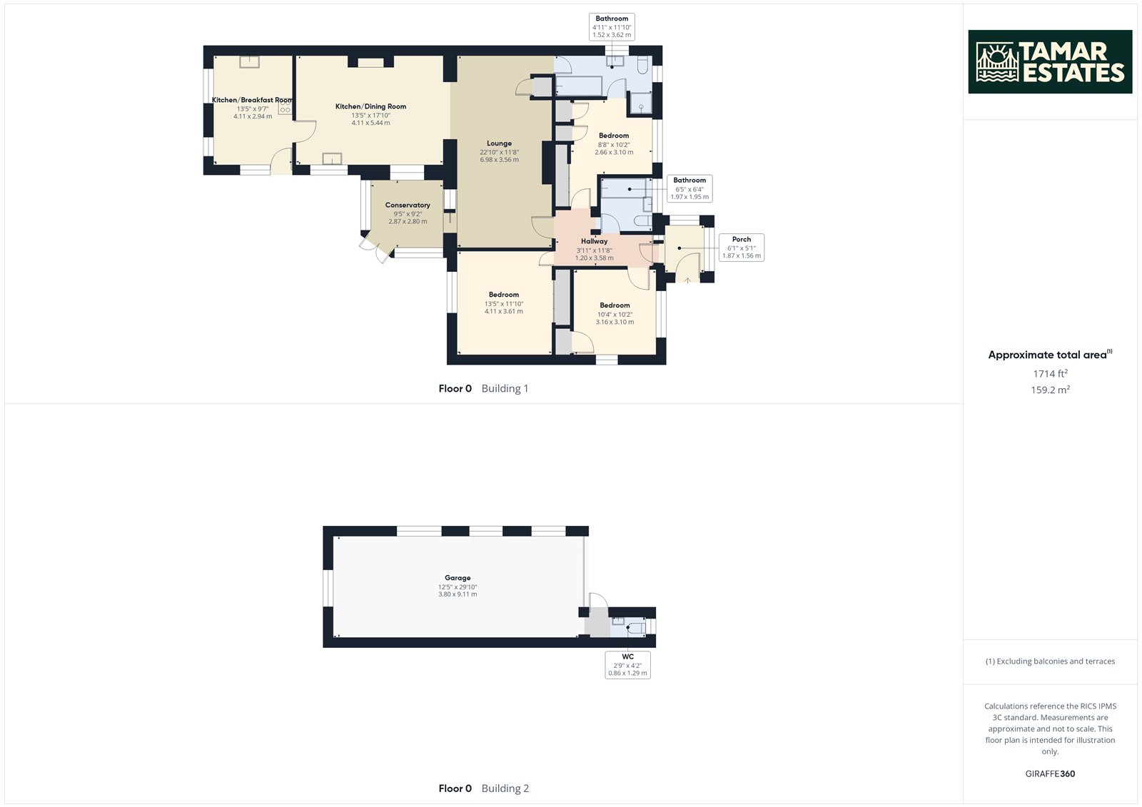 Aynswood,, Trecarne, Cornwall floorplan