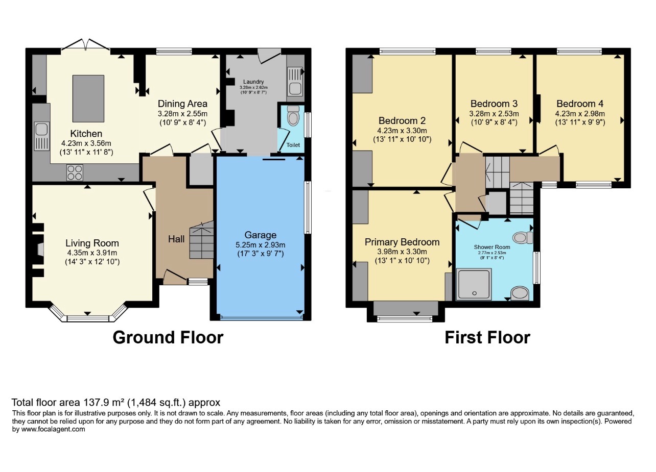 7, Ribblesdale Place, Higherford floorplan