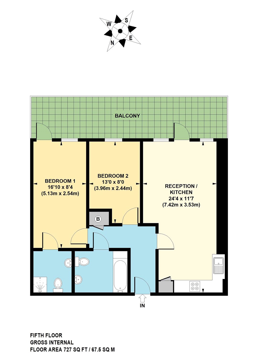 2 Bedrooms Flat to rent in Caspian Apartments, 5 Salton Square, London E14
