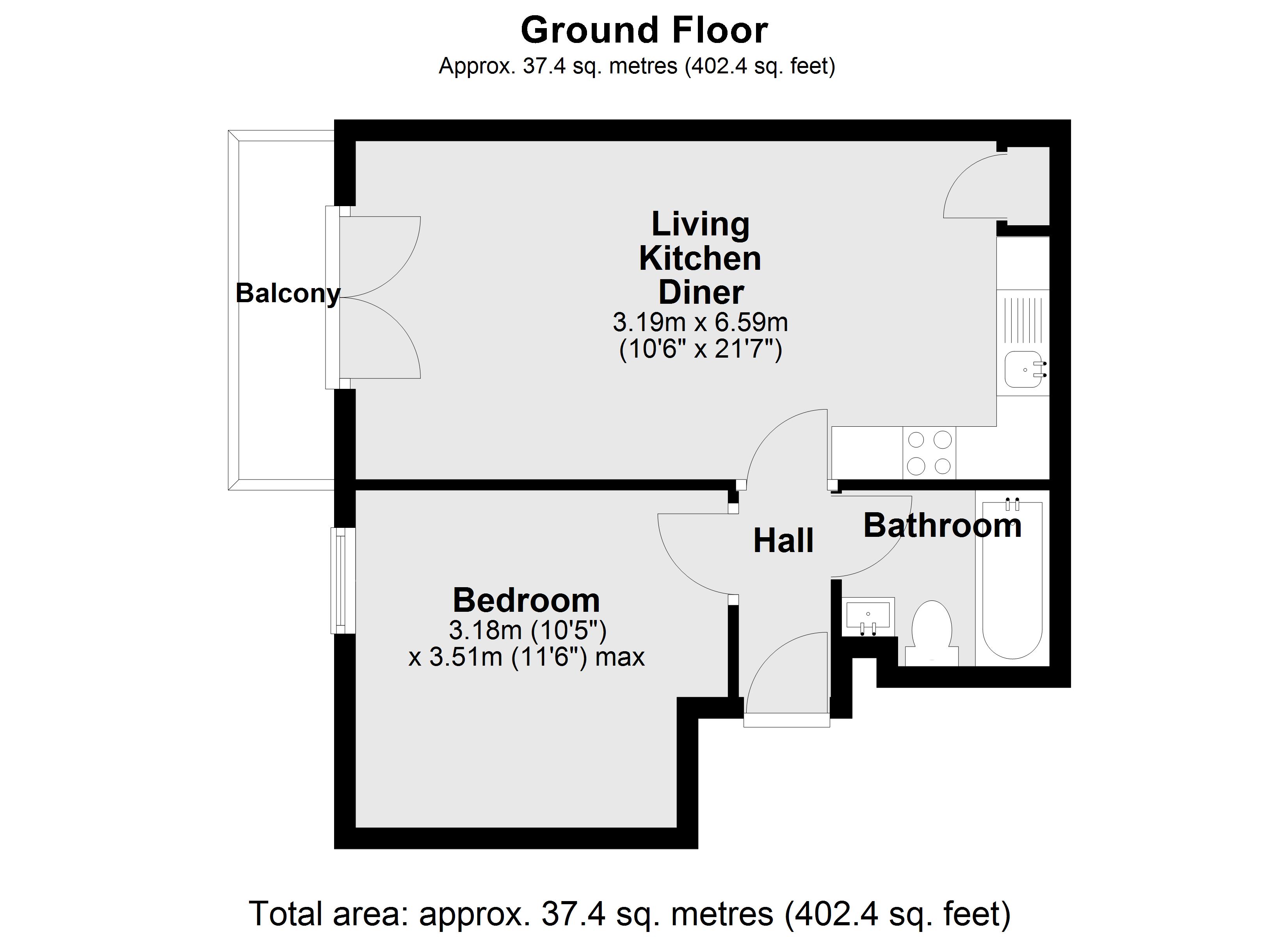 37, Grantavon House, Lincoln floorplan