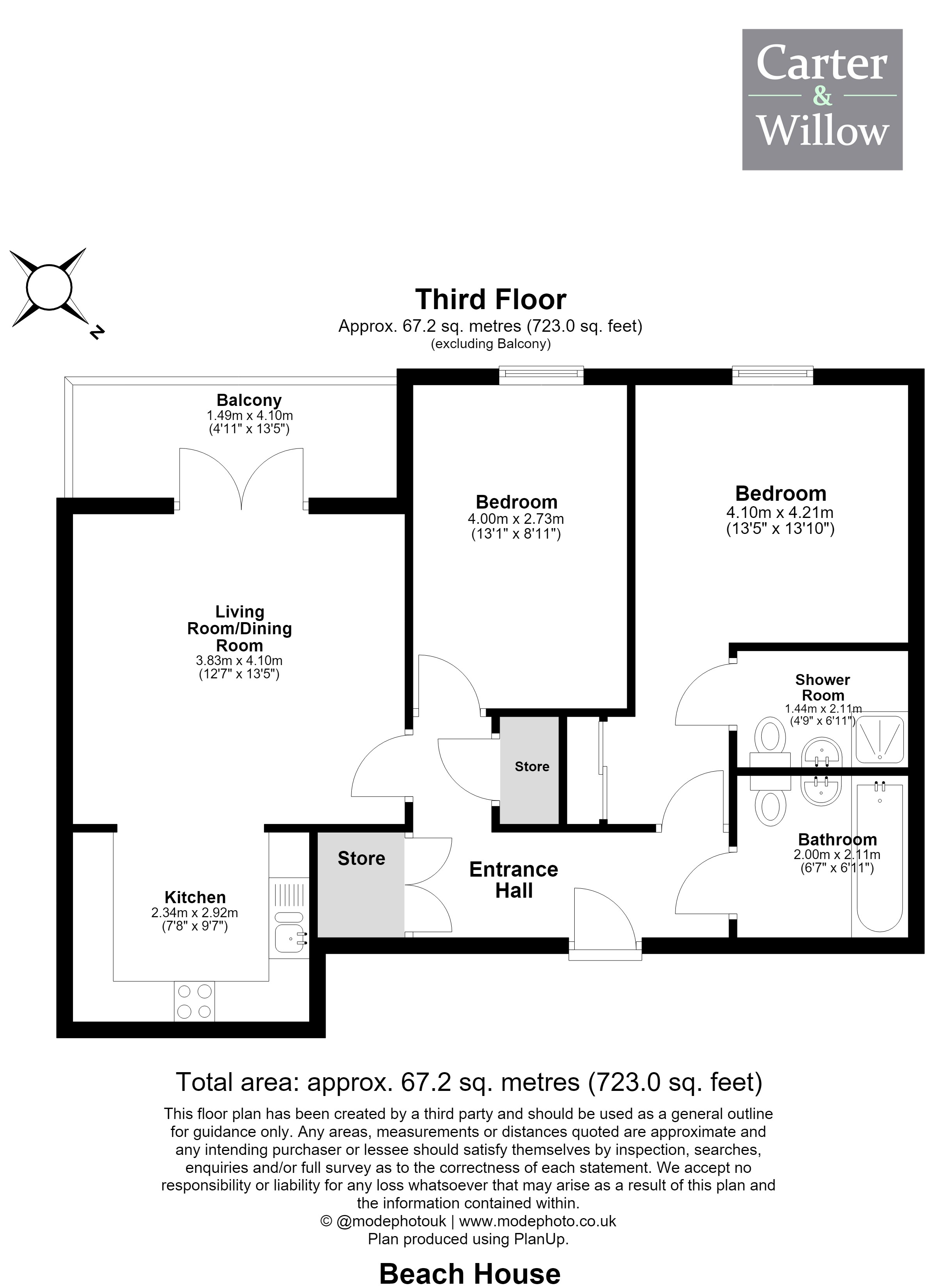 50, Beach House, Sackett Road, Barking floorplan