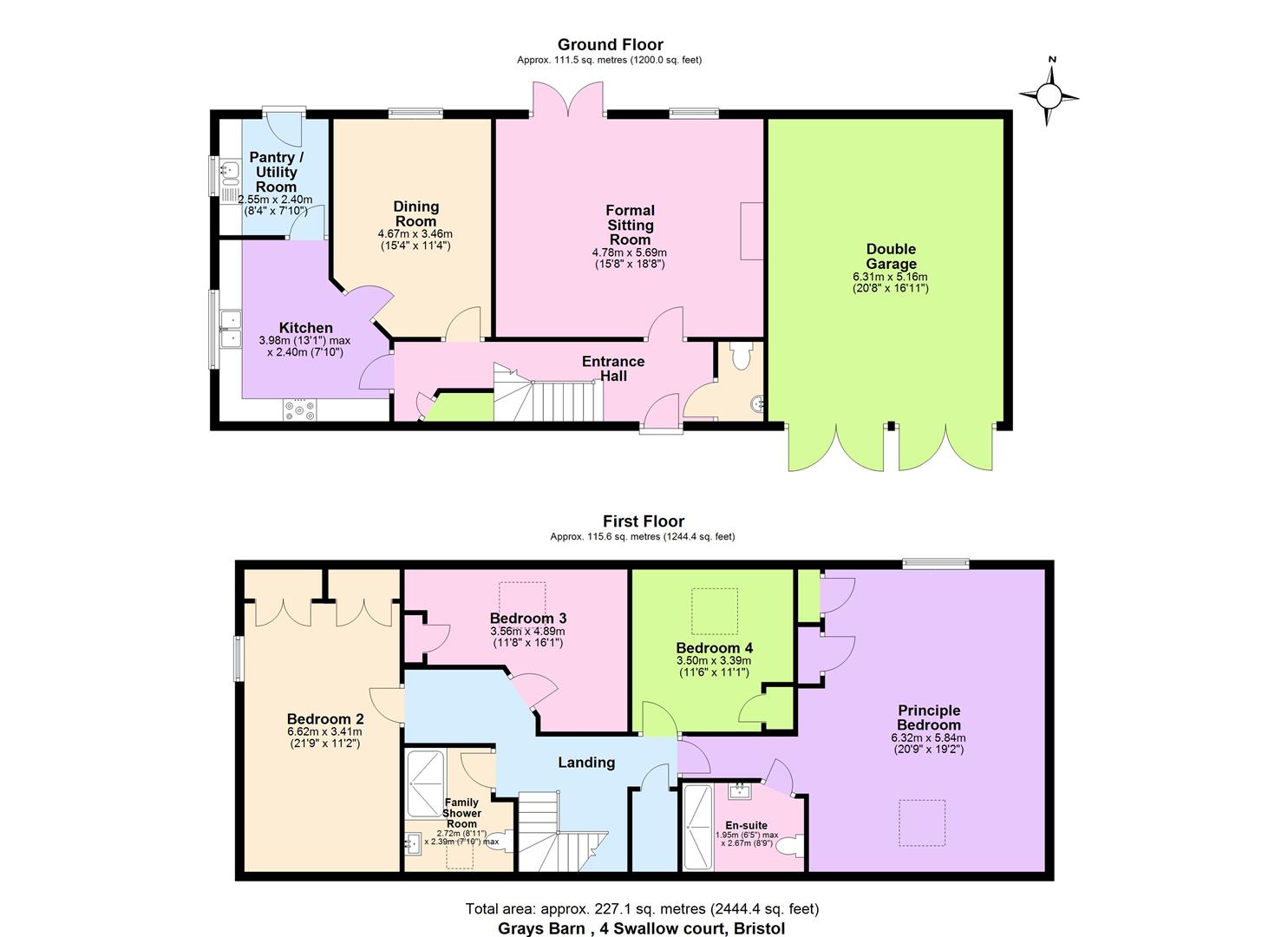 4 Swallow Court floorplan