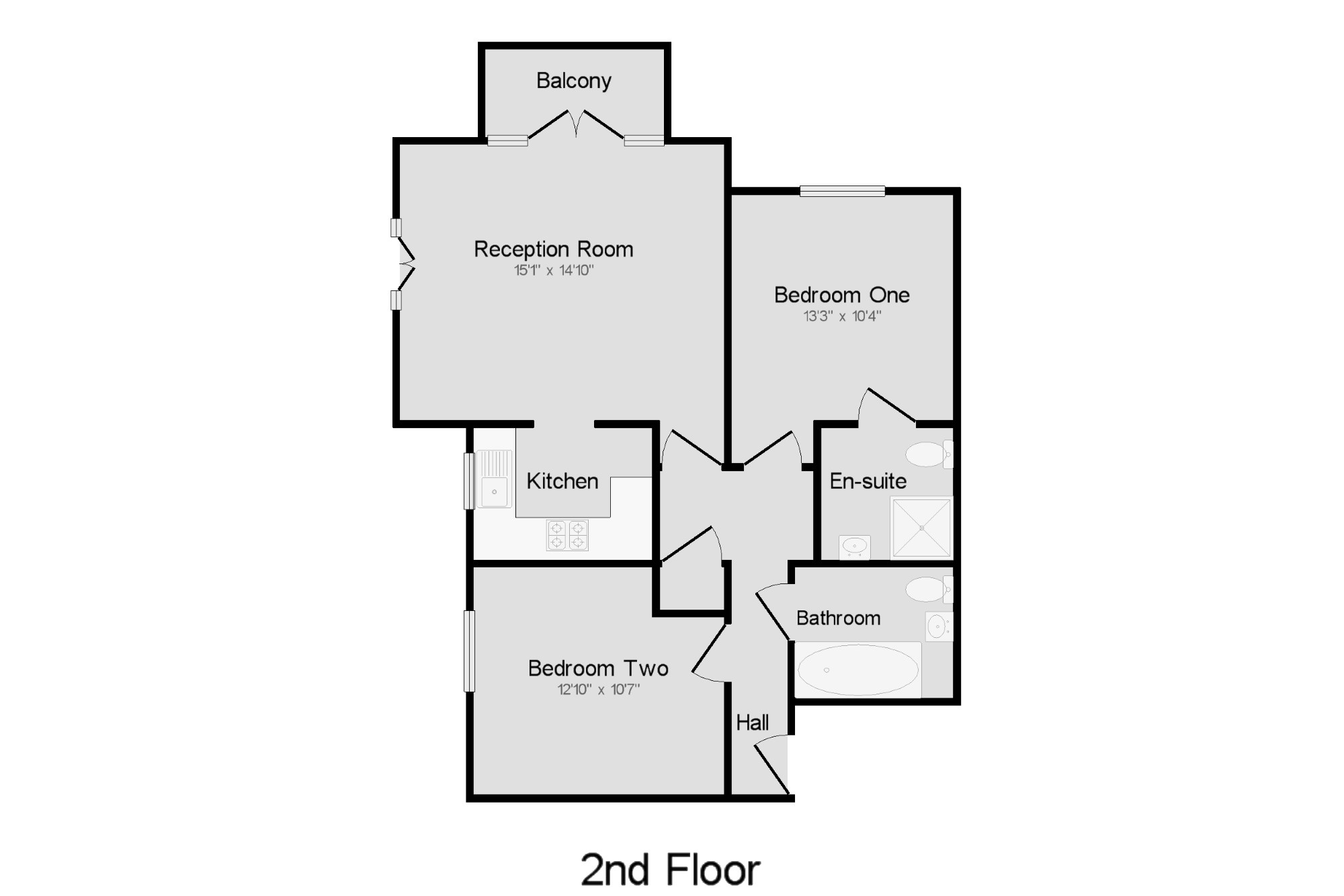 2 Bedrooms Flat for sale in Goodman Crescent, Croydon CR0