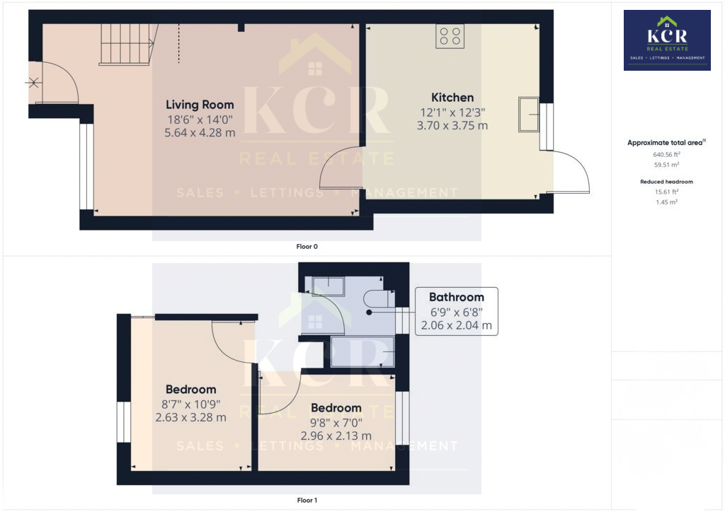 *AD ONLY* 12 Welham Walk, Leicester floorplan