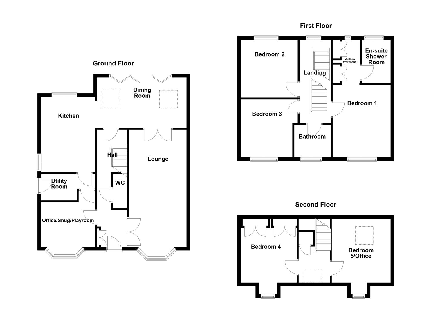 12, Lavery Close, Ossett floorplan