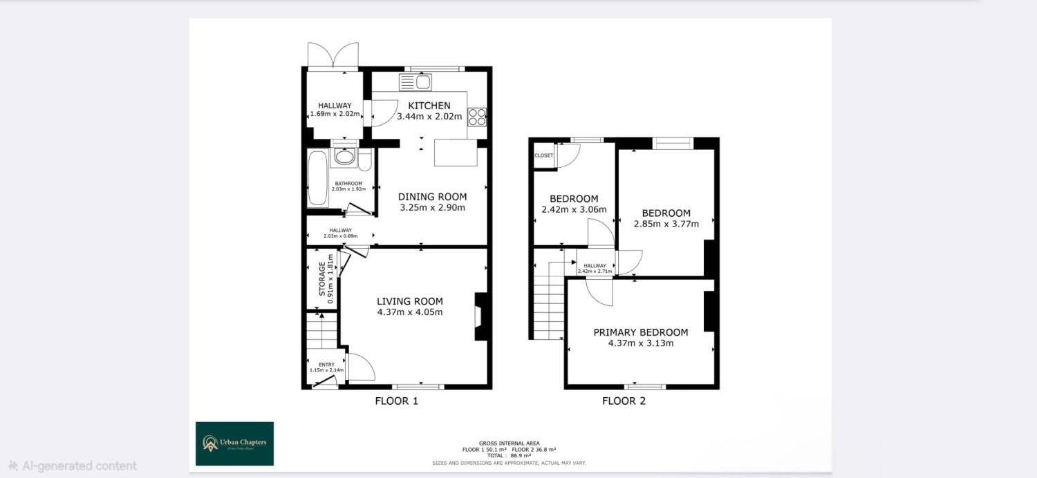 96, Alexandra Road, Ashford floorplan