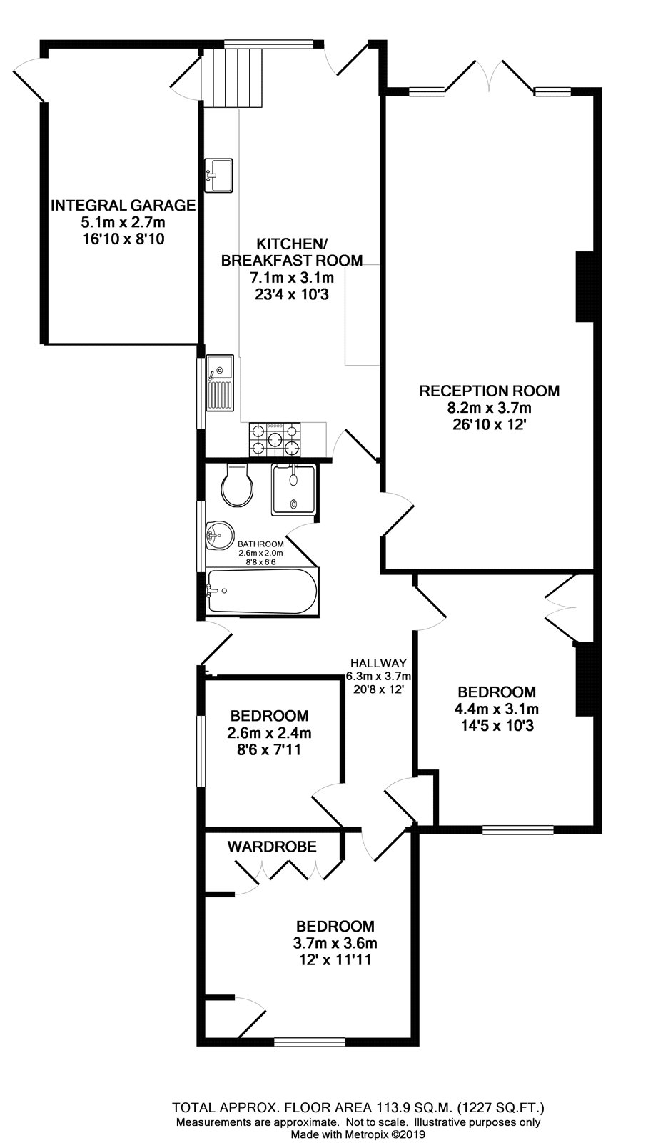 3 Bedrooms Bungalow for sale in Woodlands Rise, Swanley, Kent BR8