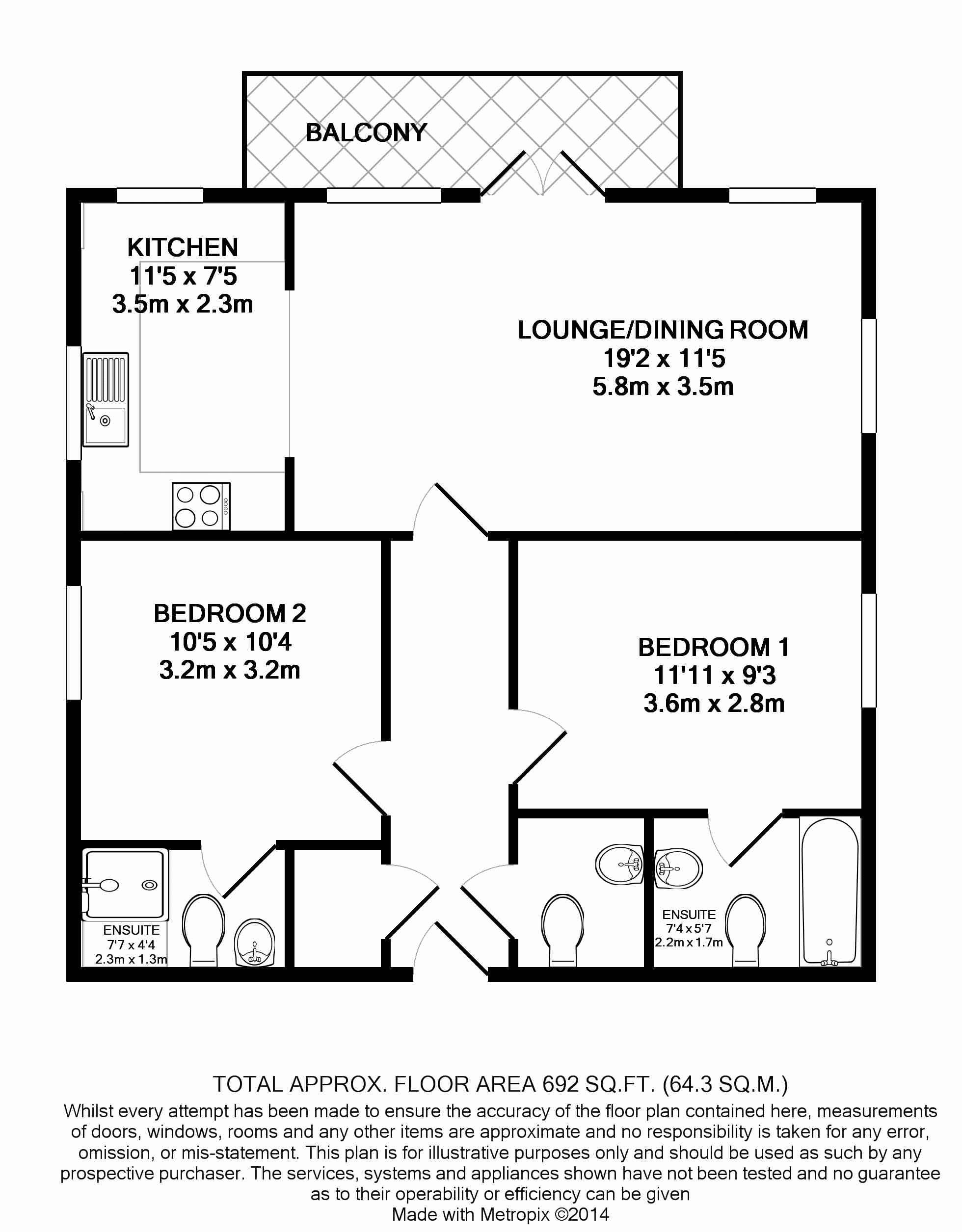 2 Bedrooms Flat for sale in Kings View, Alton GU34