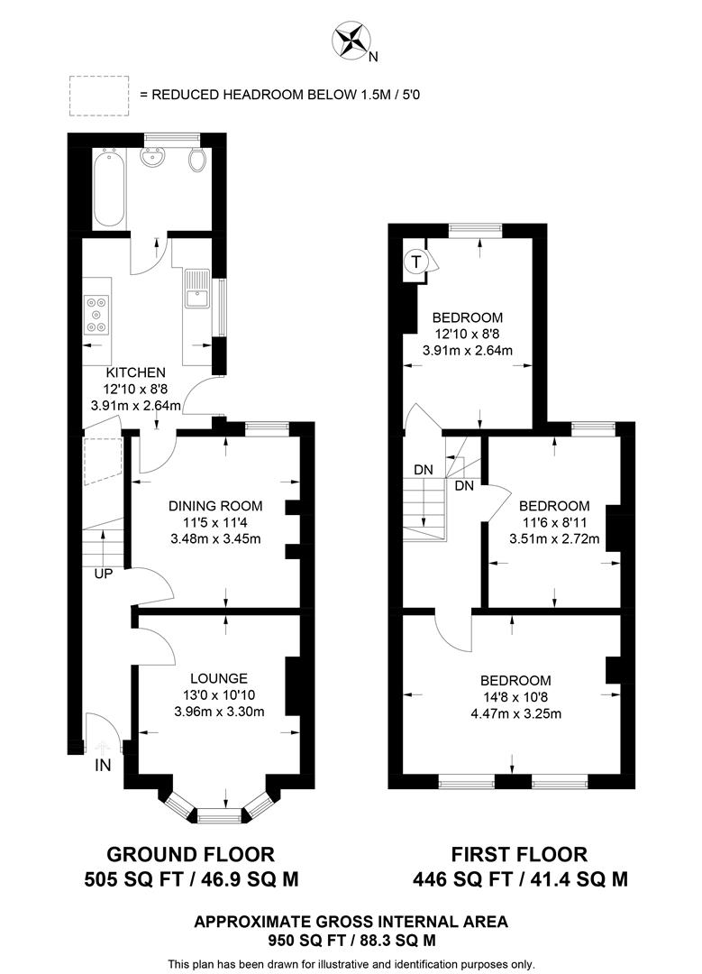 40, De Beauvoir Road, Reading floorplan