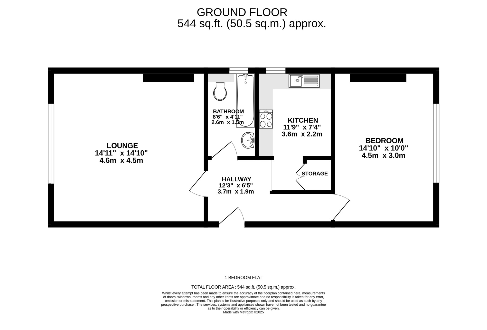 97d, Denmark Hill, Camberwell floorplan