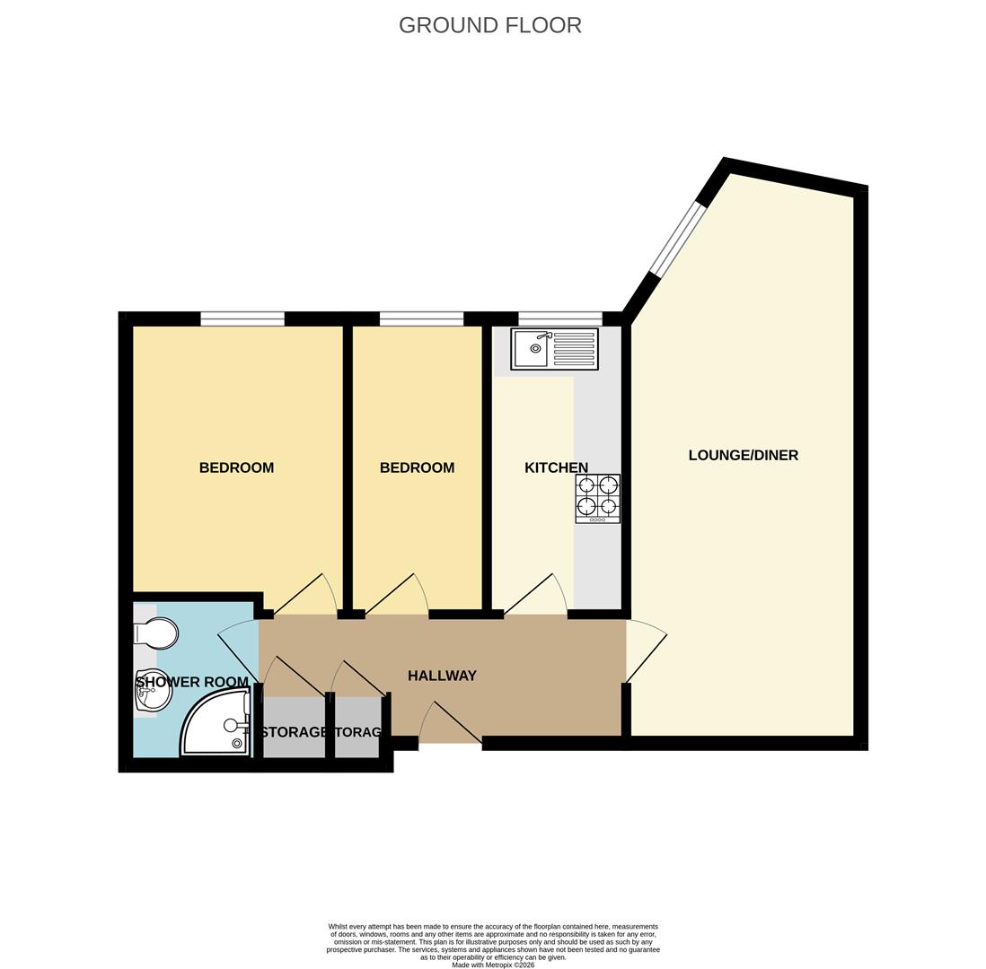 37, Sandby Court, Nottingham floorplan