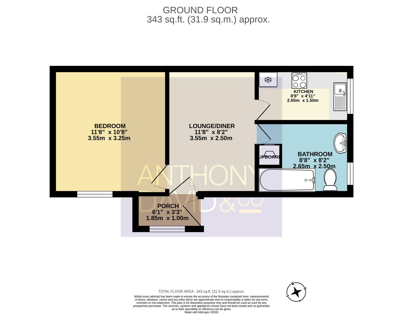 Garland Road, Poole floorplan