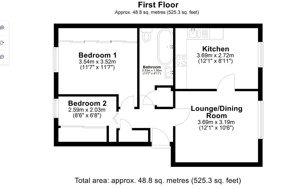 The Brambles, Cambs floorplan