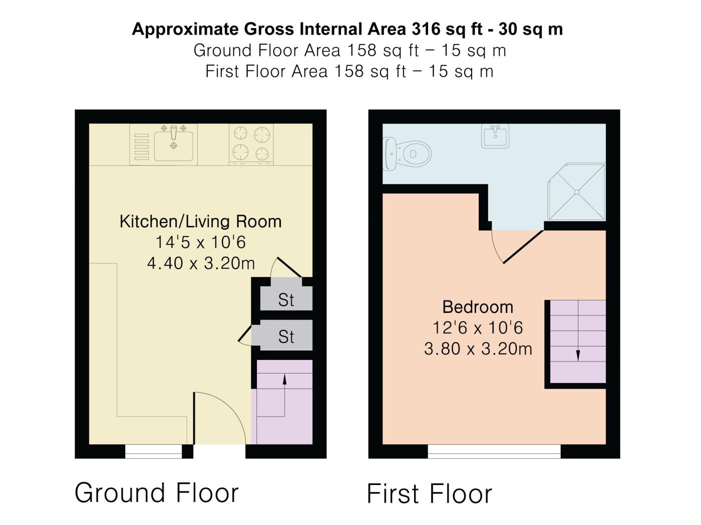 Wolsey's Cottage, 66, New Street, Henley-On-Thames floorplan